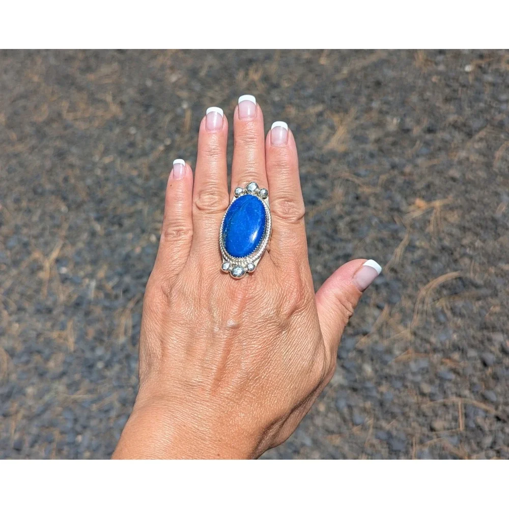 Navajo Handmade Ring Sterling‎ Silver Native American Jewelry Sz 11 ***